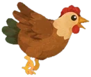 Ayam berlari